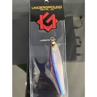 [โปรโมชั่นพิเศษ] เหยื่อจิ๊ก UNDERGROUND METAL JIG Stealth 60 g.     KM4.26937[มีจำนวนจำกัด]