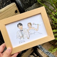 色鉛筆似顏繪 / 2人 / 客製人像畫