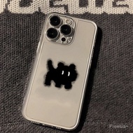Cartoon Surprised Cat 15Promax Phone Case iPhone11/12 Soft Case 13/14 Transparent 7/8P All-Inclusive