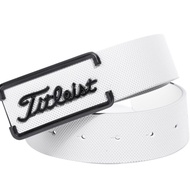 New golf men's belt genuine leather business casual fashion versatile cowhide men's belt black and white gray J.LINDEBERG Titleist DESCENNTE Korean Uniqlo 卍﹉
