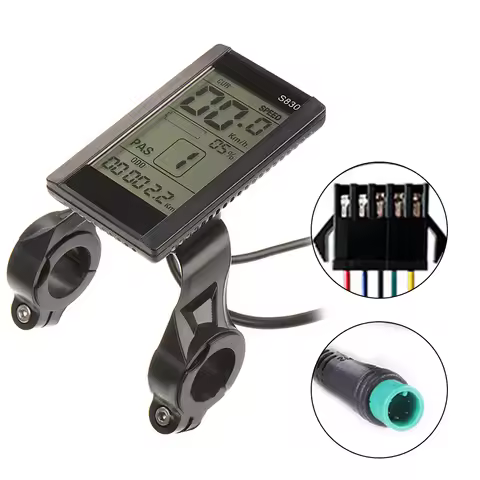 Ebike S830 Waterproof LCD Display Screen 36/48V E-bike Speed Control Panel Electric Bicycle Accessor
