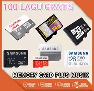 MEMORY SD CARD PLUS LAGU MP3/MP4 FULL ALBUM DANGDUT POP METAL RELIGI KOPLO MEMORY SANDISK!!