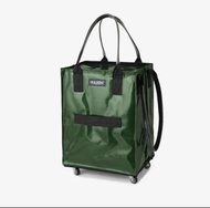 【HULKEN】浩肯包2.0 大型購物車 環保購物袋 折疊推車(M) 綠色
