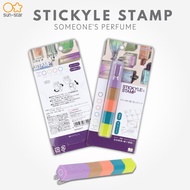 Sun-Star Stationery Water-based Penetrating Stamp Someone's Perfume S3222977, Japan Diary/ Journal S