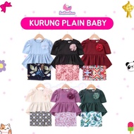 Baju Kurung Plain Raya Baby Girl Baju Raya Baby Girl 3 bulan 6 bulan 1 tahun Raya 2023