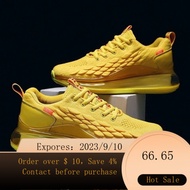 New Qiaodan Men's Shoes Sports and Leisure Full Length Air Sole Running Shock Absorption Super Lightweight Running Sho