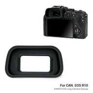 KIWIFOTOS Long Camera Eyecup For Canon EOS R10 R8 R7 R6 R5 R5C RP Cameras Soft Silicone Extended-Len