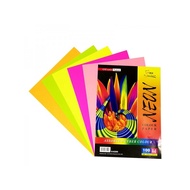 UNI PAPER A4 NEON COLOUR PAPER 80gm 100 Sheets S6200