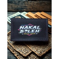 Men's 3-Fold Wallet Made of Thick Canvas, ORIGINAL 3-Fold Men's Wallet