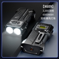 Warsun X609PRO ไฟฉาย LED แบบพกพา 18000 ลูกบาศก์ฟุต ไฟส่องสว่างในร่ม สำหรับใช้ในกลางแจ้ง ทนทานต่อการช