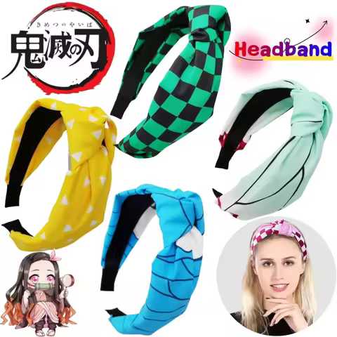 Demon Slayer Tanjiro Kamado Nezuko Agatsuma Zen'itsu cosplay headband creative high-value anime peri