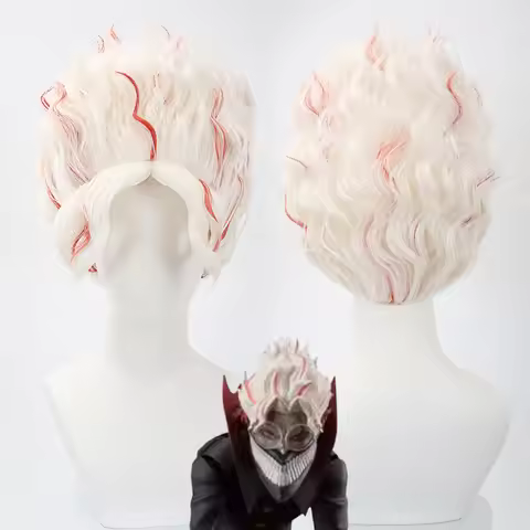 Okarun Occult Kun Cospaly Wig Anime Dandadan Glasses Okarun Ken Takakura Momo Ayase White Red Short 