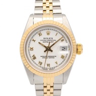 【二手】ROLEXDatejust 69173 WH/RO/Jubilee K18（黃金）不鏽鋼 Datejust L 字頭女錶