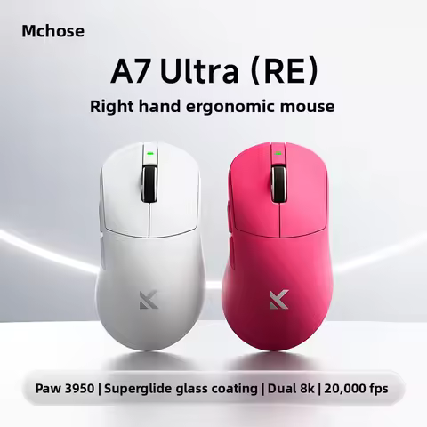 A7 Ultra(RE) For MCHOSE Wireless Game Mouse 8K Polling Function Wired the third mock examination Con