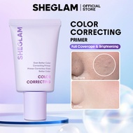 SHEGLAM Even Better Color Correcting Primer Brightening Lightweight Face Primer Makeup Cosmetics