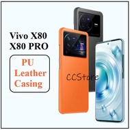 Vivo X80 / X80 PRO Original PU Leather Full Protection Casing Sweat Resistant Soft Casing