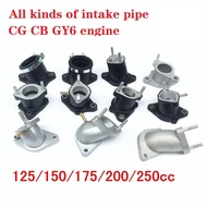 motorcycle cg cb gy6 engine 30mm intake pipe manifold ATV quad dirt pit bike cqr 125cc 150cc 200cc 2