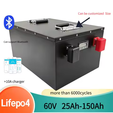 100Ah 60V 60Ah 80Ah 30Ah 60V 40Ah 150Ah 120Ah lifepo4 Lithium battery with Bluetooth APP BMS for Sco