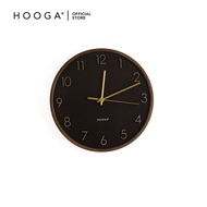 HOOGA Wall Clock Hobart | Plywood + Metal + MDF