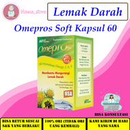 Omepros 60 Soft Kapsul / Obat / Suplemen Makanan / Omega 3 / Kolesterol / Jantung / Lemak Darah / St