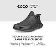 ECCO BIOM 2.2 WOMEN'S LEATHER SLIP-ON SHOES