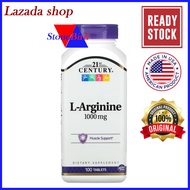 21st Century L-Arginine 1000 mg 100 Tablets