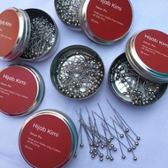 Silver Pin | Premium Pins | Silver Pink | Hijab Pins by Kimi