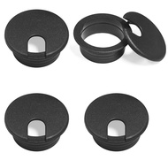 4 Pcs Desk Grommet 2 Inch, ABS Plastic Desk Hole Cover for Cables, U-Shaped Grommet Hole Cover for O