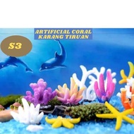 S3 Batu Karang buatan Hiasan Mini Aquarium Artificial Fish Tank Aquarium Decoration Sea Plants Coral