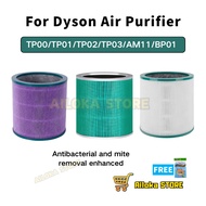 【HEPA Filter】 For DYSON TP00 TP01 TP02 TP03 BP01 AM11 PURE COOL LINK Air Purifier Fan Filter with An