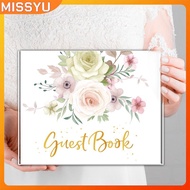 MISSYU Wedding Guest Book Elegant Guest Book Weddings Reception Baby Shower Polaroid Guest Book For 