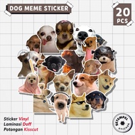 DOG MEME Sticker Pack 20pcs | Dog meme vinyl sticker