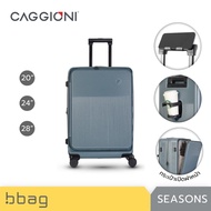 Caggioni กระเป๋าเดินทาง ฝาหน้า Fast-Access รุ่น The SEASONS (25091) ล้อคู่ TSA