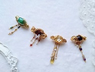 【 四季 】礦石設計胸針 /生日禮物 /母親節禮物 /閨蜜禮物 /療癒