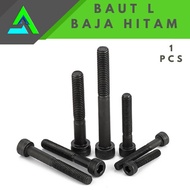 BAUT L M10 X 16 ( 16 CM ) BAJA / HITAM 1 PCS