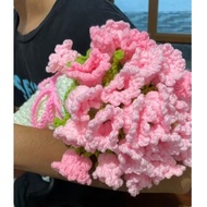 Flower Blanket Boquet Crochet Flower Blanket Bouquet Knitted Flower Bouquet/