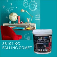 38101KC CHALKBOARD PAINT ( 1L ) CRAFTING EASY CLEAN FOR INTERIOR &amp; EXTERIOR WALL PAINT / PAPAN KAPUR CAT / chalk board