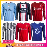 (HARGA BORONG) MEN JERSEY T-SHIRT SOCCER CLUB FOOTBALL NEW SEASON (BAJU JERSI LELAKI LENGAN PANJANG BOLA SEPAK) LTI