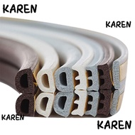 KARENGOODS Weather Stripping Door Seal Strip, Soundproof EPDM Weather Stripping, Flexible Self Adhes