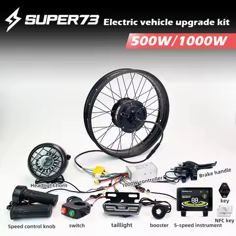 Super73 Snowbike Beach Bike Mountain Bike Motor 500W1000W Upgraded Accessories Set