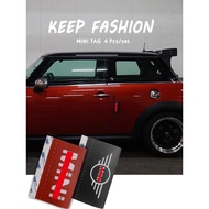MINI TAG Sticker High Quality Material Door Sticker For mini cooper R50 R53 R56 R56 R60 F56 F55