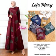 LEFA DRESS BY ELLORA / DENIM DIANA GAMIS BIGSIZE / DRESS JUMBO