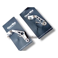 GENIO High model CNC aluminum front brake hose bracket aluminum brake hose cable sweetener/ silver C