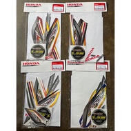 EX5 STICKER STRIPE ORIGINAL HONDA THAILAND EX5 DREAM (14) DREAM ELECTRICAL STARTER MODEL BLACK WHITE