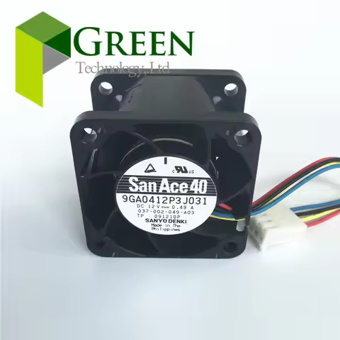NEW Sanyo San Ace 40 4028 40MM 40X40X28MM Server Fan Big Wind Cooling Ffan 12V 0.49A 9GA0412P3J031 W