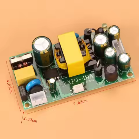 XPJ-19A XPJ-19B dual group output 12V 5Vswitching power adapter dual voltage lifting bare board modu
