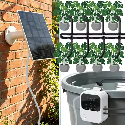 Solar Irrigation System for Garden Balcony Automatic Drip Irrigation System DIY Garden Watering Syst