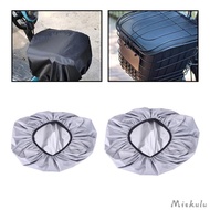 [Miskulu] Bike Basket Rain Cover Electric Bike Outdoor Basket Waterproof Cover