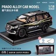 Xe Đồ Chơi Hợp Kim Lớn 1:18 Toyota Land Cruiser Prado Xe Đồ Chơi Hợp Kim Mô Phỏng Có Còi Cho Trẻ Em