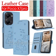 Flip Leather Phone Case For Xiaomi Poco X7 pro X 7 PocoPhone X7pro PocoX7 pro PocoX7pro PocoPhoneX7p